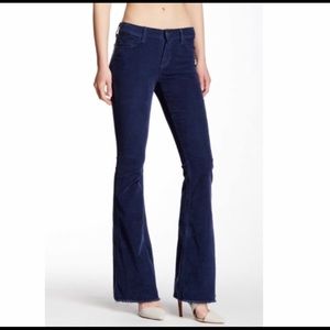 Pistola Stevie Blue Corduroy flare pants NWT